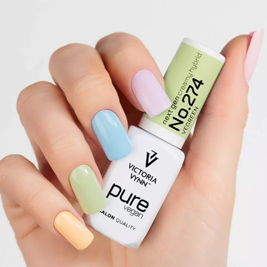 Gel-Nagellack PURE VEGAN CREAMY HYBRID VICTORIA VYNN 274 VEGreen 8 ml - Фото №3
