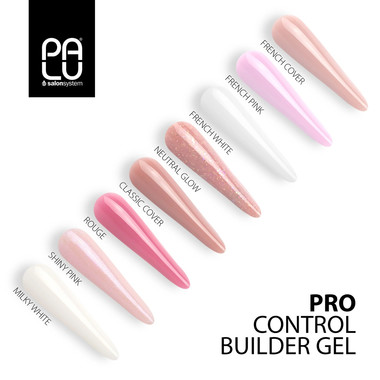 Gel for extensions PALU PRO CONTROL BUILDER GEL FRENCH PINK 45 g - Фото №4