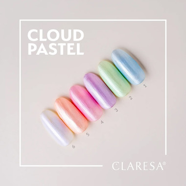 Gel-Nagellack Claresa Cloud Pastel 6, 5 ml - Фото №5