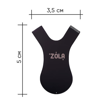 Metal applicator comb ZOLA black - Фото №2