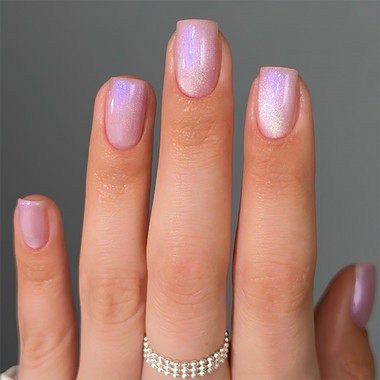 Гель-лак DARK Cat Eye 37 розово-лиловый 6 мл - Фото №2