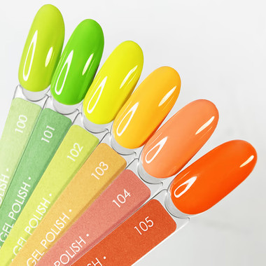 Gel polish DARK New collection 103 orange 10 ml - Фото №3