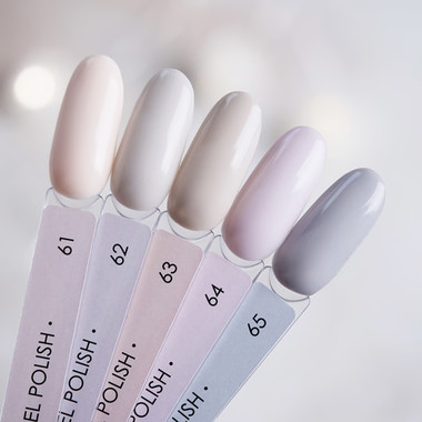 Гель-лак DARK New collection 64 бело-лиловый айвори 10 мл - Фото №4