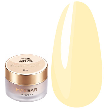 Nagellack-Gel Makear French Manicure Gel FG06 Pastellgelb 5 ml - Фото №1