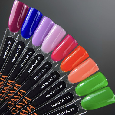 Gel-Nagellack GA&MA Mono Lac 033 Einphasiger Nagellack in Pink, 6 ml (7703239) - Фото №3