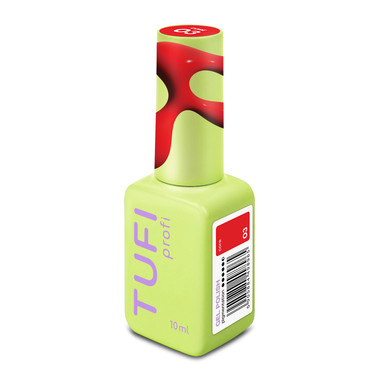 Gel-Nagellack TUFI profi REDLINE 03 Core Bright Red 10 ml (0331243) - Фото №8