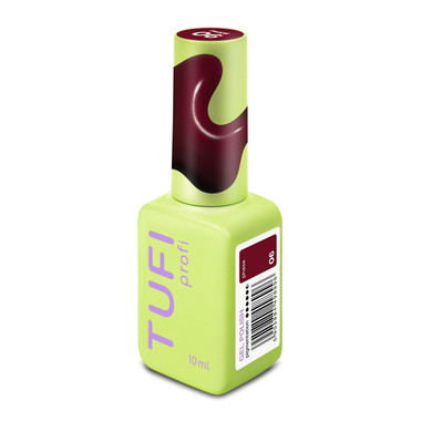 Gel-Nagellack TUFI profi REDLINE 06 Phase Cool Dunkelrot 10 ml (0331246) - Фото №8