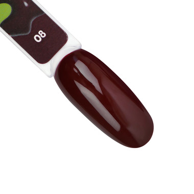 Gel-Nagellack TUFI profi REDLINE 08 Merlot Burgundy 10 ml (0331248) - Фото №5