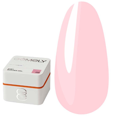 Nagelverlängerungsgel GEMELY Fast Builder Gel 16 kühles Aschrosa 30 ml ( 7704095) - Фото №1