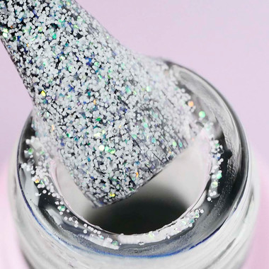 Toki-Toki Shimmer base 01 transparent with white shimmer 5 ml - Фото №2