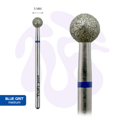 Manicure cutter TUFI profi Diamond Ball 5 mm Blue Notch (0328398) - Фото №2