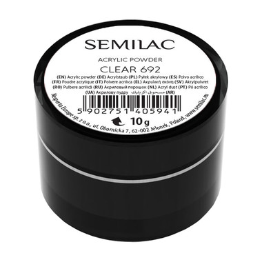 Semilac Acrylpulver Klar 692 10 g - Фото №1