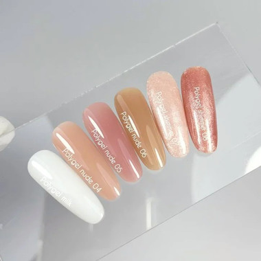 SALE Полигель NAILSOFTHEDAY Polygel nude 06 теплый нюд 30 г - Фото №4