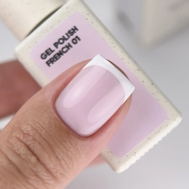 Gel Nagellack  NAILSOFTHEDAY French 01 Pink-Nude 10 ml - Фото №4