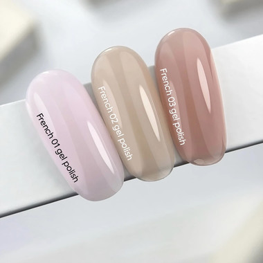Gellack NAILSOFTHEDAY French Gel Polish 02 Beige-Nude 10 ml - Фото №5
