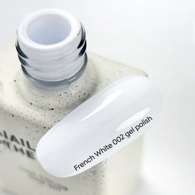 NAILSOFTHEDAY French White 002 Gel-Nagellack, Kühles Ultraweiß, 10 ml - Фото №3
