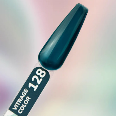 Gel-Nagellack YOUARECUTE Farbe 128 Buntglas Dunkeltürkis 5 ml (993-4762-1322) - Фото №3