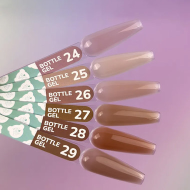 YOUARECUTE Bottle Gel 24 Powder Nude 5 ml (994-5616-1632) - Фото №4