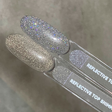 Тоp hybrydowy NAILSOFTHENIGHT Reflective top Shimmer, 10 ml SALE - Фото №2