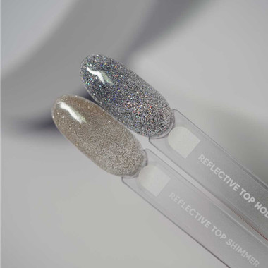 Тоp hybrydowy NAILSOFTHENIGHT Reflective top Shimmer, 10 ml SALE - Фото №3