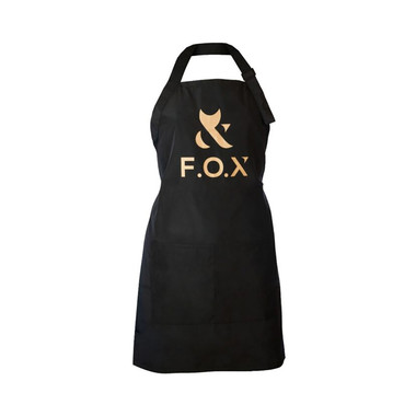 SALE Фартук косметический F.O.X черный плащевка