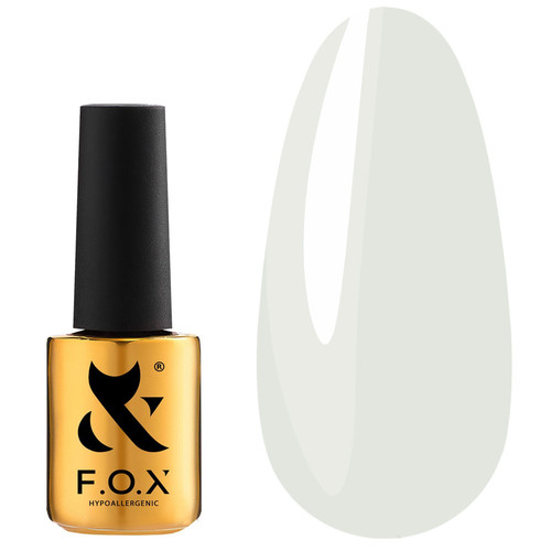 Gel polish FOX Spectrum №001 white 7 ml - Фото №1