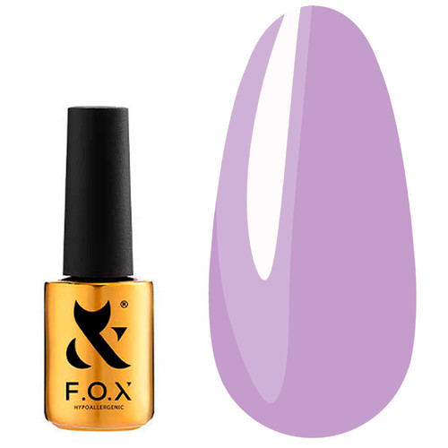 Gel polish FOX Spectrum №055 soft lilac 7 ml - Фото №1