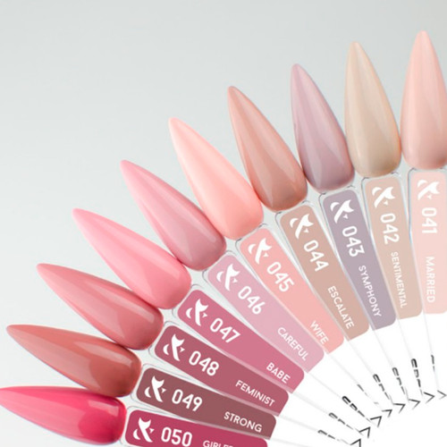 Gel polish FOX Spectrum №044 beige 7 ml - Фото №3