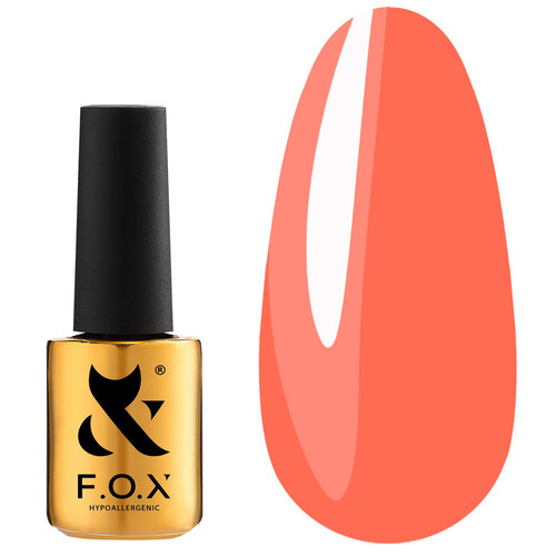 Gel polish FOX Spectrum №071 coral 7 ml - Фото №1