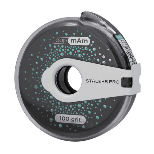 Disposable abrasive tape papmAm EXCLUSIVE in a plastic case STALEKS PRO 100 grit - Фото №2