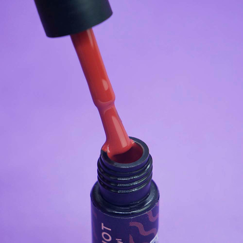 Gel polish FOX SHOT Spectrum Gel Vinyl №034 dark terracotta 5 g - Фото №2