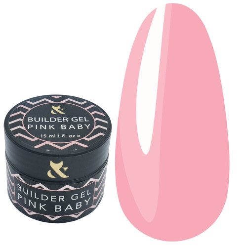Gel FOX Builder Gel  Pink baby 15 ml - Фото №1