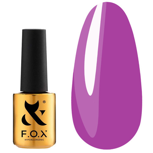 Gel polish FOX Spectrum gold №088 enamel berry purple 7 ml - Фото №1