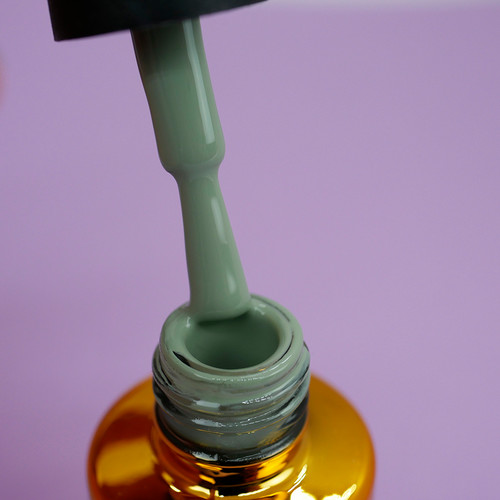 Gel polish FOX Spectrum gold №108 enamel grey-olive 7 ml - Фото №3