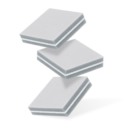 Mini nail buffs set Aba Group WAFER 100/180 (20 pc) - Фото №4