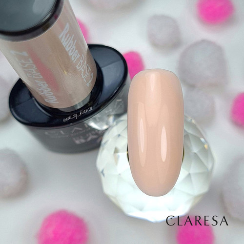 Color base Claresa BASE RUBBER 2 Light beige 5g - Фото №3