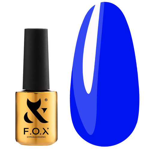 Gel polish FOX Spectrum №061 deep blue 7 ml (0098716) - Фото №1