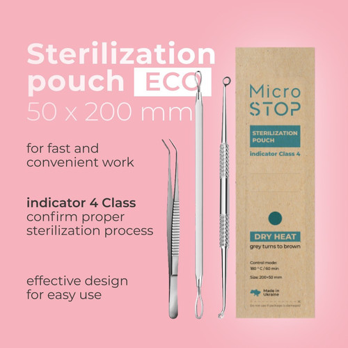 Craft packages Microstop ЕСО with 4 class indicator 50×200 mm, 100pcs - Фото №2