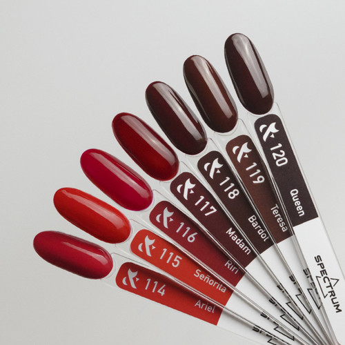 Gel polish FOX SHOT Spectrum №118 burgundy, 5 g - Фото №2