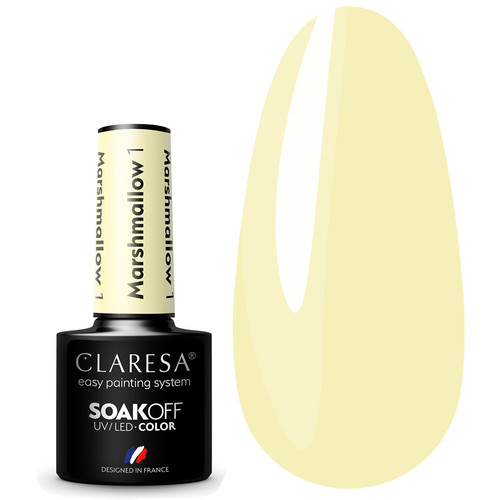 Claresa Hybrid Nagellack MARSHMALLOW 1 Pastellgelb, 5g