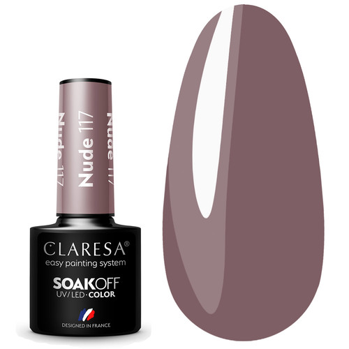 Claresa Gellack NUDE 117 Kaltbeige, 5g