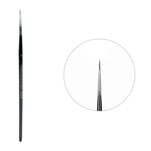 Кисть Kodi Paint Brush C нейлон, размер 2 черный