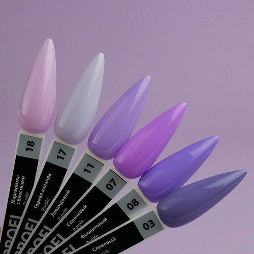 Gellack TUFI profi PREMIUM Purple №17 Berglavendel 8ml (0102511) - Фото №4