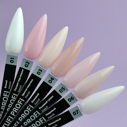 Gel polish TUFI profi  PREMIUM  French 05 Pink fog 8ml (0102541) - Фото №4