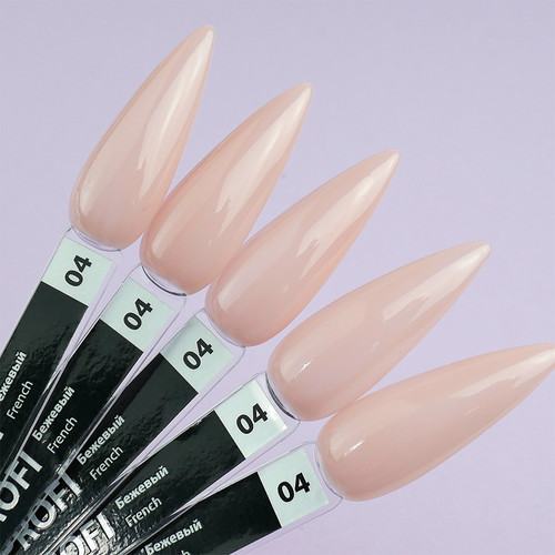 Gel polish TUFI profi  PREMIUM  French 04 Beige 8ml (0102540) - Фото №3