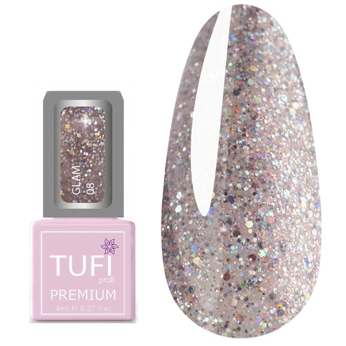 Gellack TUFI profi PREMIUM Glam №08 Ewa 8 ml (0121688) - Фото №1