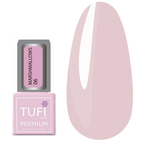 Gellack TUFI Profi PREMIUM Marshmallows №06 Tea Rose 8ml (0102483) - Фото №1