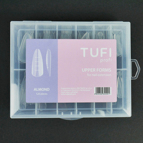 Upper forms for nail extension TUFI profi  PREMIUM  almond 120 pcs (0121805) - Фото №3
