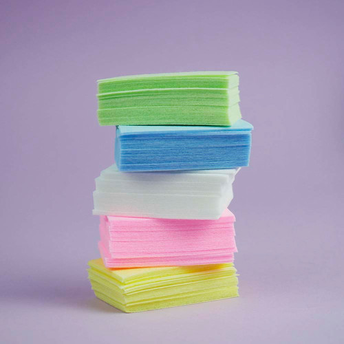 Lint-free napkins TUFI Profi PREMIUM  white 4x6 cm 540 pcs (0104415) - Фото №4