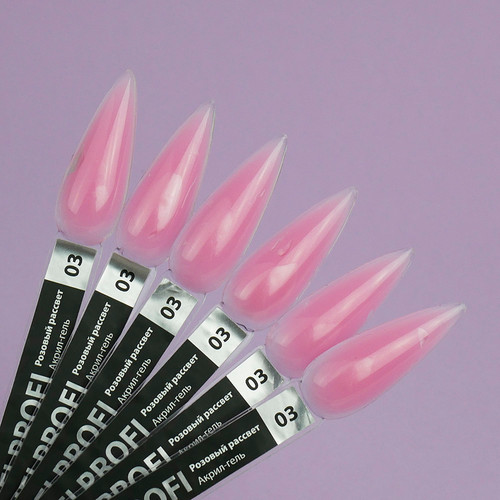 Acrylic gel TUFI profi PREMIUM 03 Pink dawn 30 g (0133967) - Фото №3